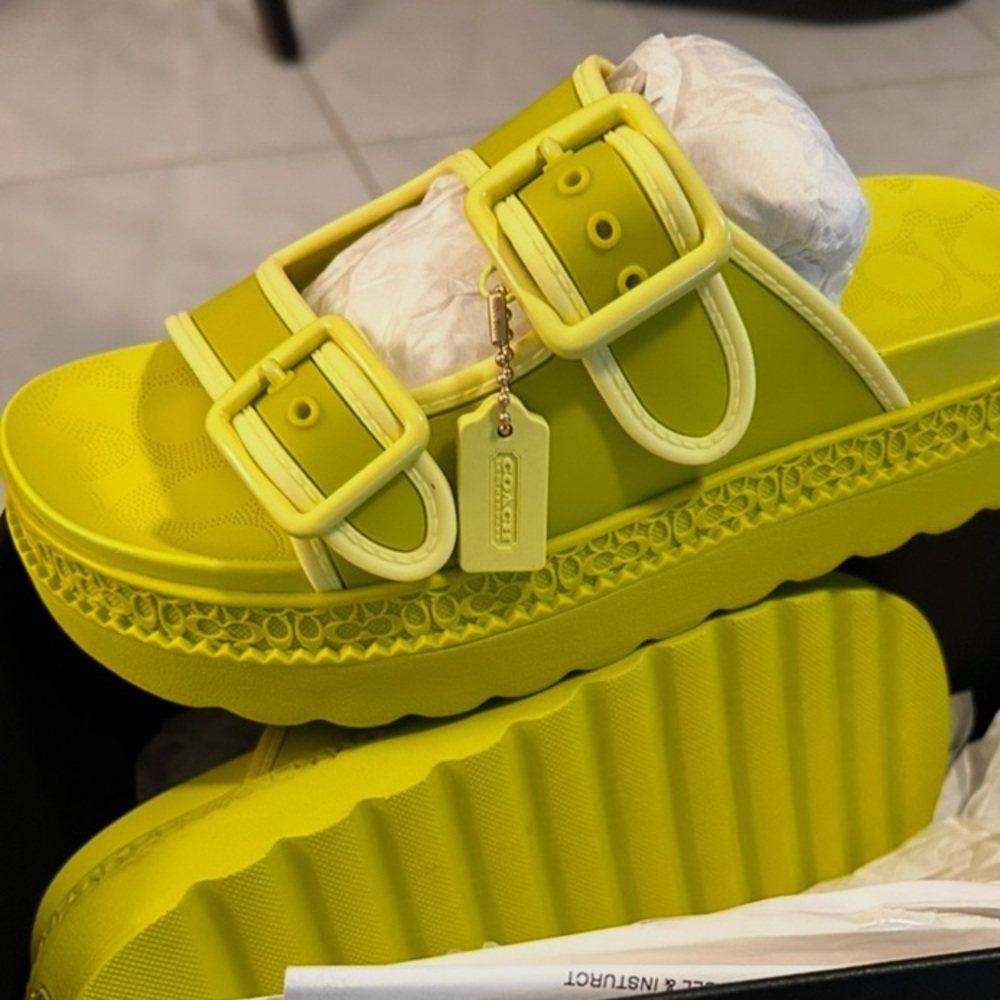 Coach Lucy Rubber Sandal..